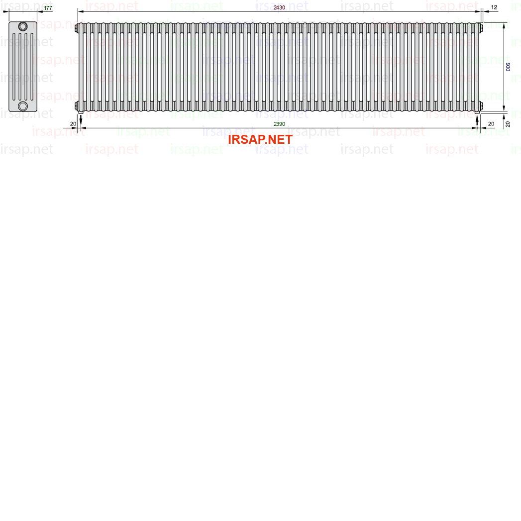 Радиатор IRSAP Tesi 50900/54 T16 CL 01